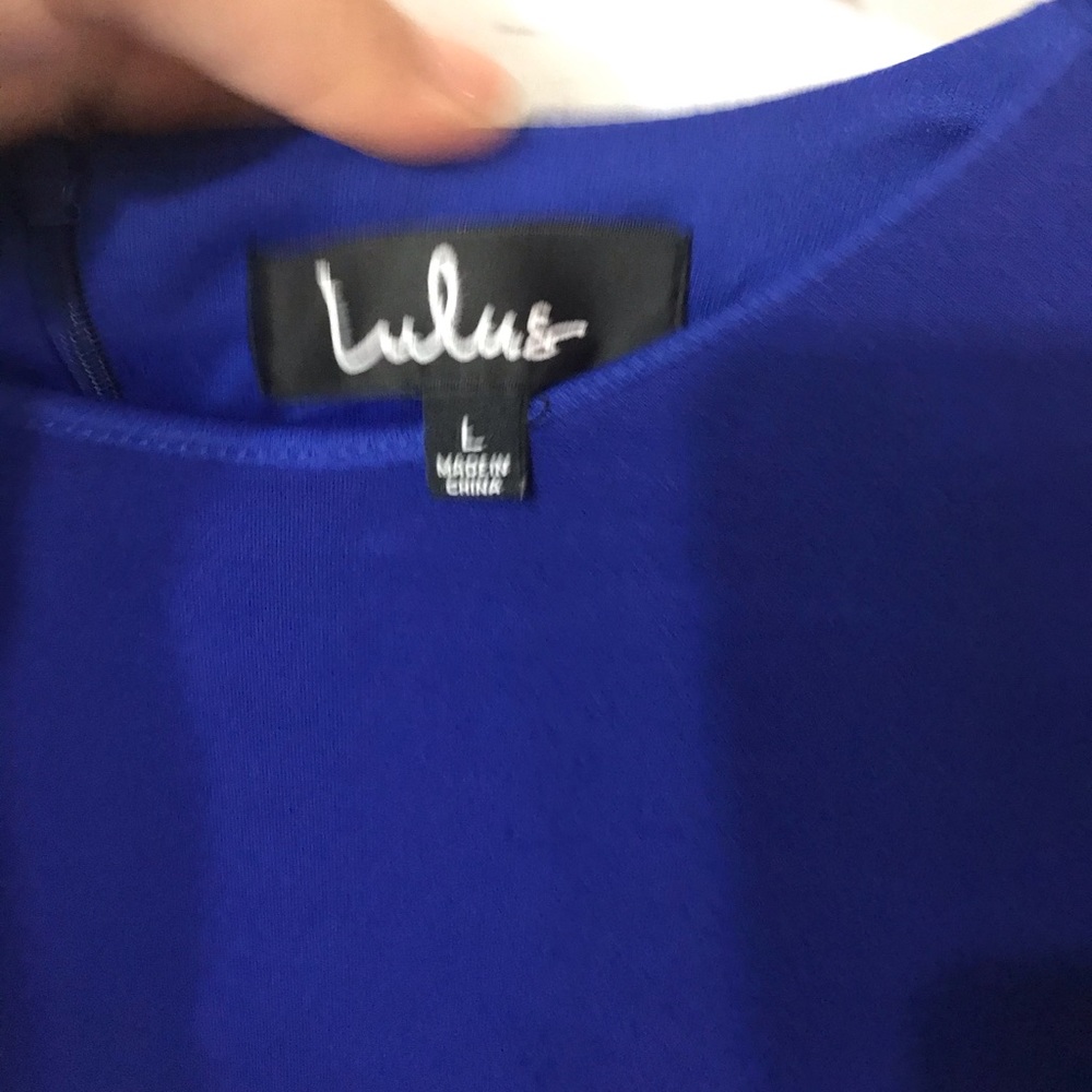 Lulu's Women's Blue Dress
